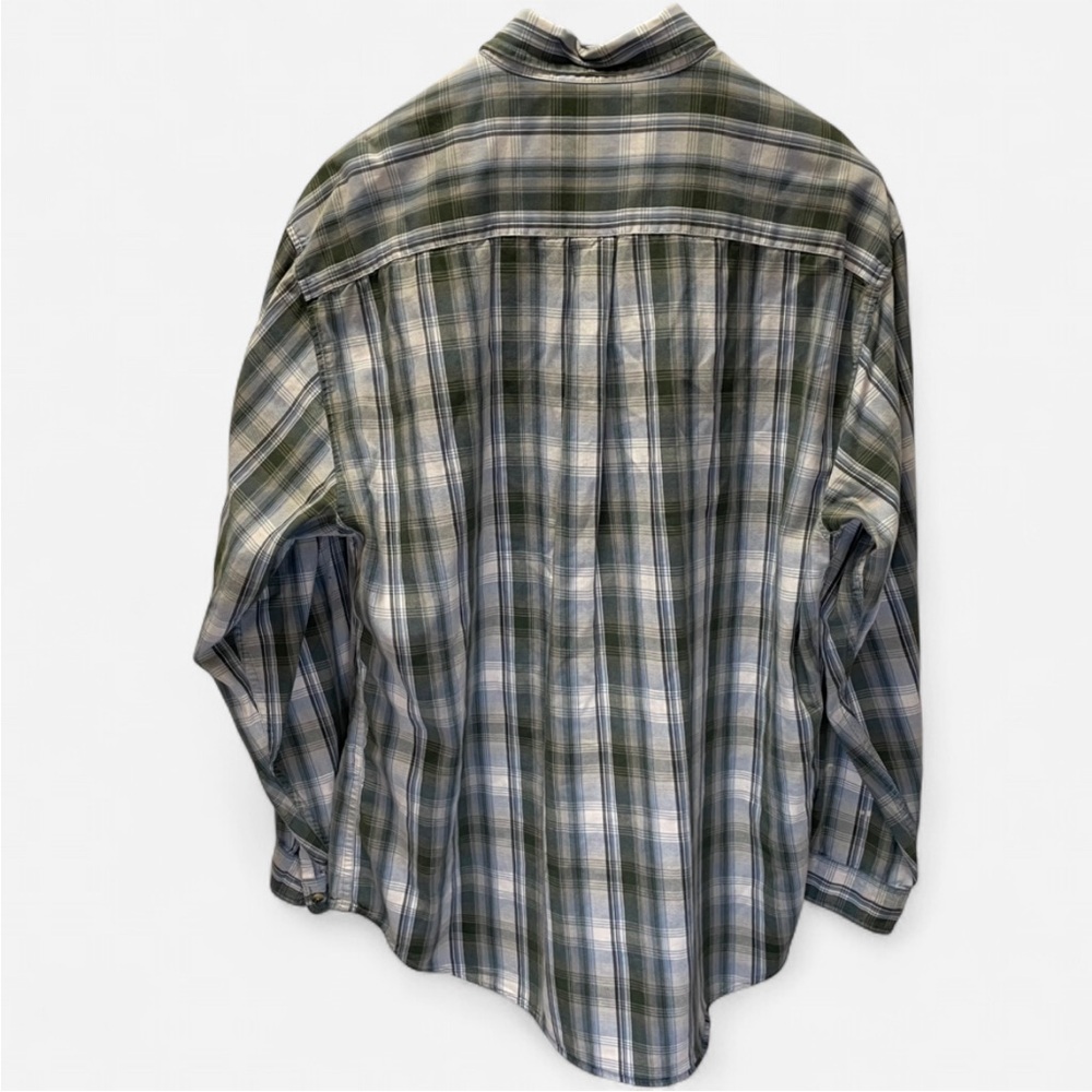 Vintage Plaid Dockers Long Sleeve Button Down Shirt - Men's XL - Picture 7 of 8